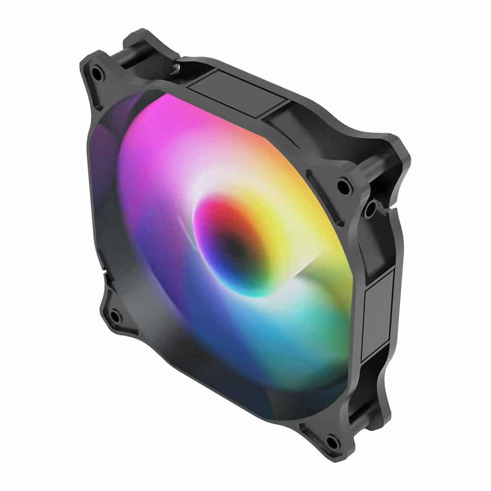 Vida Pulsar Black 120mm ARGB Case-CPU Cooler Fan for Vida EOS-Tempest Cases